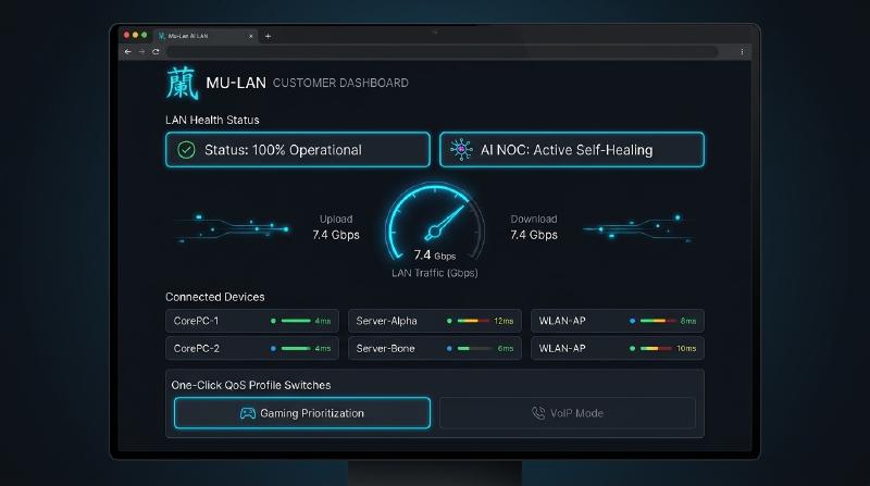 Moolan Simple Customer Portal Dashboard