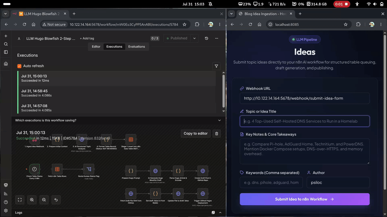 n8n Pipeline Idea Ingestion Demo