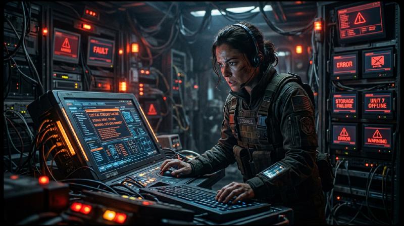 Lt Ripley intense at vCenter emergency console
